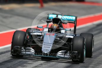 World © Octane Photographic Ltd. Mercedes AMG Petronas W07 Hybrid – Pascal Wehrlein. Wednesday 18th May 2016, F1 Spanish In-season testing, Circuit de Barcelona Catalunya, Spain. Digital Ref : 1556LB1D0863