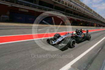 World © Octane Photographic Ltd. Sahara Force India VJM09 - Alfonso Celis. Wednesday 18th May 2016, F1 Spanish GP In-season testing, Circuit de Barcelona Catalunya, Spain. Digital Ref : 1556LB5D4948