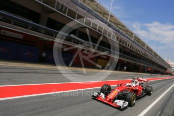 World © Octane Photographic Ltd. Scuderia Ferrari SF16-H – Antonio Fuoco. Wednesday 18th May 2016, F1 Spanish GP In-season testing, Circuit de Barcelona Catalunya, Spain. Digital Ref : 1556LB5D4967