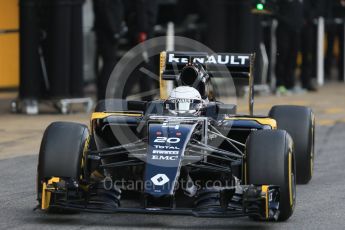 World © Octane Photographic Ltd. Renault Sport F1 Team RS16 – Kevin Magnussen. Thursday 25th February 2016, F1 Winter testing, Circuit de Barcelona Catalunya, Spain, Day 4. Digital Ref : 1507LB1D1934