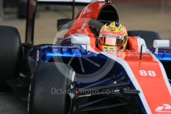 World © Octane Photographic Ltd. Manor Racing MRT05 – Rio Haryanto. Thursday 25th February 2016, F1 Winter testing, Circuit de Barcelona Catalunya, Spain, Day 4. Digital Ref : 1507LB1D1971