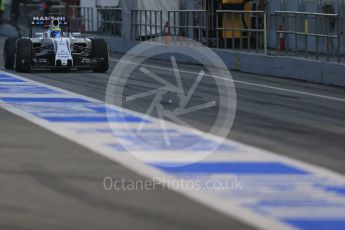 World © Octane Photographic Ltd. Williams Martini Racing, Williams Mercedes FW38 – Felipe Massa. Thursday 25th February 2016, F1 Winter testing, Circuit de Barcelona Catalunya, Spain, Day 4. Digital Ref : 1507LB1D2048