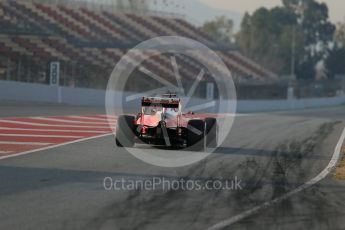 World © Octane Photographic Ltd. Scuderia Ferrari SF16-H – Kimi Raikkonen. Thursday 25th February 2016, F1 Winter testing, Circuit de Barcelona Catalunya, Spain, Day 4. Digital Ref : 1507LB1D2087
