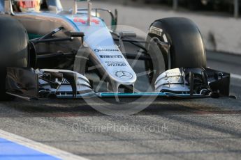 World © Octane Photographic Ltd. Mercedes AMG Petronas F1 W07 Hybrid – Lewis Hamilton. Thursday 25th February 2016, F1 Winter testing, Circuit de Barcelona Catalunya, Spain, Day 4. Digital Ref : 1507LB1D2310
