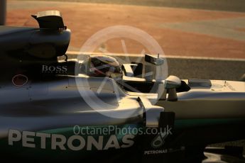 World © Octane Photographic Ltd. Mercedes AMG Petronas F1 W07 Hybrid – Lewis Hamilton. Thursday 25th February 2016, F1 Winter testing, Circuit de Barcelona Catalunya, Spain, Day 4. Digital Ref : 1507LB1D2334