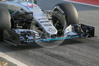 World © Octane Photographic Ltd. Mercedes AMG Petronas F1 W07 Hybrid – Lewis Hamilton. Thursday 25th February 2016, F1 Winter testing, Circuit de Barcelona Catalunya, Spain, Day 4. Digital Ref : 1507LB1D2351