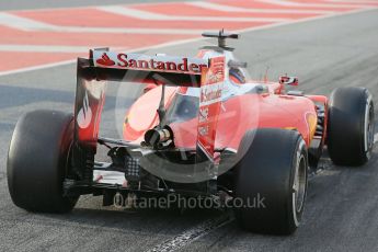 World © Octane Photographic Ltd. Scuderia Ferrari SF16-H – Kimi Raikkonen. Thursday 25th February 2016, F1 Winter testing, Circuit de Barcelona Catalunya, Spain, Day 4. Digital Ref : 1507LB1D2432