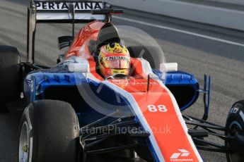 World © Octane Photographic Ltd. Manor Racing MRT05 – Rio Haryanto. Thursday 25th February 2016, F1 Winter testing, Circuit de Barcelona Catalunya, Spain, Day 4. Digital Ref : 1507LB1D2467