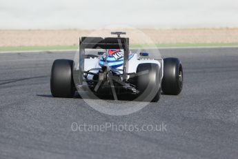 World © Octane Photographic Ltd. Williams Martini Racing, Williams Mercedes FW38 – Felipe Massa. Thursday 25th February 2016, F1 Winter testing, Circuit de Barcelona Catalunya, Spain, Day 4. Digital Ref : 1507LB1D2570