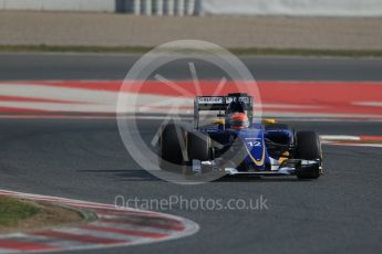 World © Octane Photographic Ltd. Sauber F1 Team C34 – Felipe Nasr. Thursday 25th February 2016, F1 Winter testing, Circuit de Barcelona Catalunya, Spain, Day 4. Digital Ref : 1507LB1D2731