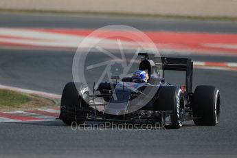 World © Octane Photographic Ltd. Scuderia Toro Rosso STR11 – Max Verstappen. Thursday 25th February 2016, F1 Winter testing, Circuit de Barcelona Catalunya, Spain, Day 4. Digital Ref : 1507LB1D2757