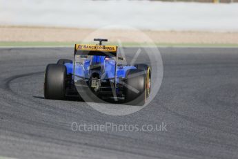 World © Octane Photographic Ltd. Sauber F1 Team C34 – Felipe Nasr. Thursday 25th February 2016, F1 Winter testing, Circuit de Barcelona Catalunya, Spain, Day 4. Digital Ref : 1507LB1D2780