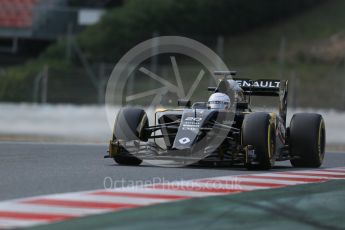 World © Octane Photographic Ltd. Renault Sport F1 Team RS16 – Kevin Magnussen. Thursday 25th February 2016, F1 Winter testing, Circuit de Barcelona Catalunya, Spain, Day 4. Digital Ref : 1507LB1D3018