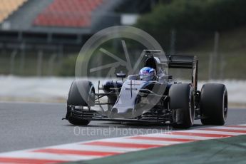 World © Octane Photographic Ltd. Scuderia Toro Rosso STR11 – Max Verstappen. Thursday 25th February 2016, F1 Winter testing, Circuit de Barcelona Catalunya, Spain, Day 4. Digital Ref : 1507LB1D3041