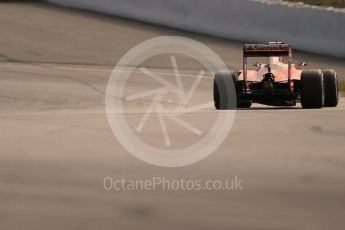 World © Octane Photographic Ltd. Scuderia Ferrari SF16-H – Kimi Raikkonen. Thursday 25th February 2016, F1 Winter testing, Circuit de Barcelona Catalunya, Spain, Day 4. Digital Ref : 1507LB1D3143