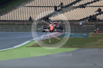 World © Octane Photographic Ltd. Scuderia Ferrari SF16-H – Kimi Raikkonen. Thursday 25th February 2016, F1 Winter testing, Circuit de Barcelona Catalunya, Spain, Day 4. Digital Ref : 1507LB1D3161