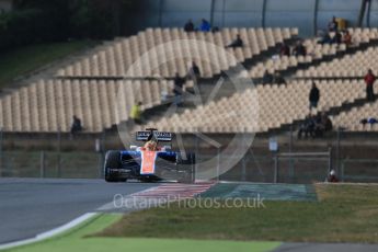 World © Octane Photographic Ltd. Manor Racing MRT05 – Rio Haryanto. Thursday 25th February 2016, F1 Winter testing, Circuit de Barcelona Catalunya, Spain, Day 4. Digital Ref : 1507LB1D3277