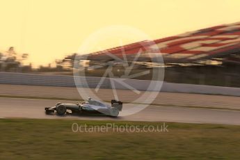 World © Octane Photographic Ltd. Mercedes AMG Petronas F1 W07 Hybrid – Nico Rosberg. Thursday 25th February 2016, F1 Winter testing, Circuit de Barcelona Catalunya, Spain, Day 4. Digital Ref : 1507LB1D3317