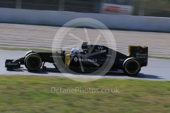 World © Octane Photographic Ltd. Renault Sport F1 Team RS16 – Kevin Magnussen. Thursday 25th February 2016, F1 Winter testing, Circuit de Barcelona Catalunya, Spain, Day 4. Digital Ref : 1507LB1D3346