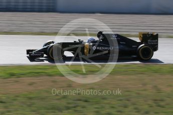 World © Octane Photographic Ltd. Renault Sport F1 Team RS16 – Kevin Magnussen. Thursday 25th February 2016, F1 Winter testing, Circuit de Barcelona Catalunya, Spain, Day 4. Digital Ref : 1507LB1D3379