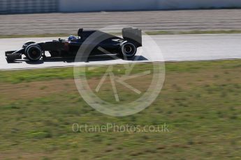 World © Octane Photographic Ltd. Scuderia Toro Rosso STR11 – Max Verstappen. Thursday 25th February 2016, F1 Winter testing, Circuit de Barcelona Catalunya, Spain, Day 4. Digital Ref : 1507LB1D3407