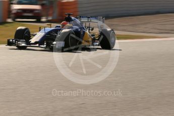 World © Octane Photographic Ltd. Sauber F1 Team C34 – Felipe Nasr. Thursday 25th February 2016, F1 Winter testing, Circuit de Barcelona Catalunya, Spain, Day 4. Digital Ref : 1507LB1D3460