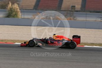 World © Octane Photographic Ltd. Red Bull Racing-TAG Heuer RB12 – Daniil Kvyat. Thursday 25th February 2016, F1 Winter testing, Circuit de Barcelona Catalunya, Spain, Day 4. Digital Ref : 1507LB1D3536