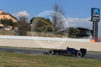 World © Octane Photographic Ltd. Scuderia Toro Rosso STR11 – Max Verstappen. Thursday 25th February 2016, F1 Winter testing, Circuit de Barcelona Catalunya, Spain, Day 4. Digital Ref : 1507LB1D3564