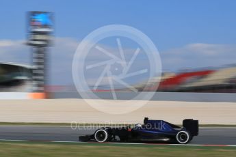 World © Octane Photographic Ltd. Scuderia Toro Rosso STR11 – Max Verstappen. Thursday 25th February 2016, F1 Winter testing, Circuit de Barcelona Catalunya, Spain, Day 4. Digital Ref : 1507LB1D3625