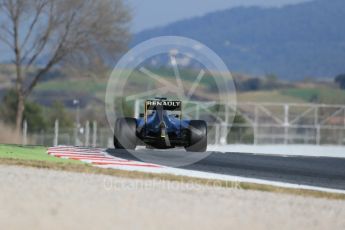 World © Octane Photographic Ltd. Renault Sport F1 Team RS16 – Kevin Magnussen. Thursday 25th February 2016, F1 Winter testing, Circuit de Barcelona Catalunya, Spain, Day 4. Digital Ref : 1507LB1D3698