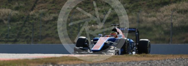World © Octane Photographic Ltd. Manor Racing MRT05 – Rio Haryanto. Thursday 25th February 2016, F1 Winter testing, Circuit de Barcelona Catalunya, Spain, Day 4. Digital Ref : 1507LB1D3830