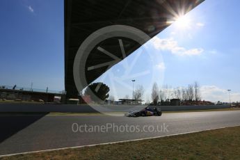World © Octane Photographic Ltd. Sauber F1 Team C34 – Felipe Nasr. Thursday 25th February 2016, F1 Winter testing, Circuit de Barcelona Catalunya, Spain, Day 4. Digital Ref : 1507LB5D8518