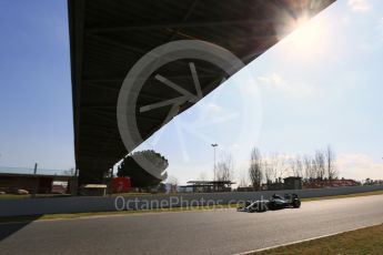 World © Octane Photographic Ltd. Mercedes AMG Petronas F1 W07 Hybrid – Nico Rosberg. Thursday 25th February 2016, F1 Winter testing, Circuit de Barcelona Catalunya, Spain, Day 4. Digital Ref : 1507LB5D8543