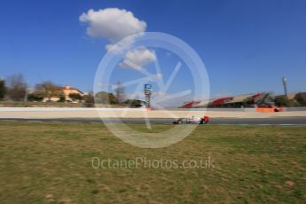 World © Octane Photographic Ltd. Haas F1 Team VF-16 – Esteban Gutierrez. Thursday 25th February 2016, F1 Winter testing, Circuit de Barcelona Catalunya, Spain, Day 4. Digital Ref : 1507LB5D8616