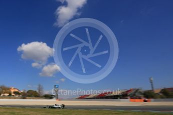 World © Octane Photographic Ltd. Mercedes AMG Petronas F1 W07 Hybrid – Nico Rosberg. Thursday 25th February 2016, F1 Winter testing, Circuit de Barcelona Catalunya, Spain, Day 4. Digital Ref : 1507LB5D8629