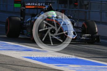 World © Octane Photographic Ltd. Sahara Force India VJM09 - Nico Hulkenberg. Tuesday 1st March 2016, F1 Winter testing, Circuit de Barcelona Catalunya, Spain, Day 5. Digital Ref : 1508LB1D4096