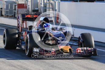 World © Octane Photographic Ltd. Red Bull Racing-TAG Heuer RB12 – Daniil Kvyat. Tuesday 1st March 2016, F1 Winter testing, Circuit de Barcelona Catalunya, Spain, Day 5. Digital Ref : 1508LB1D4118