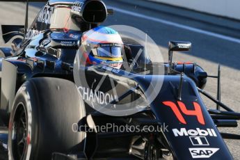 World © Octane Photographic Ltd. McLaren Honda MP4-31 – Fernando Alonso. Tuesday 1st March 2016, F1 Winter testing, Circuit de Barcelona Catalunya, Spain, Day 5. Digital Ref : 1508LB1D4170