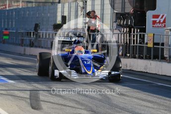 World © Octane Photographic Ltd. Sauber F1 Team C35 – Felipe Nasr. Tuesday 1st March 2016, F1 Winter testing, Circuit de Barcelona Catalunya, Spain, Day 5. Digital Ref : 1508LB1D4179