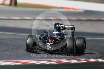 World © Octane Photographic Ltd. McLaren Honda MP4-31 – Fernando Alonso. Tuesday 1st March 2016, F1 Winter testing, Circuit de Barcelona Catalunya, Spain, Day 5. Digital Ref : 1508LB1D4690