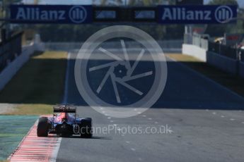 World © Octane Photographic Ltd. Scuderia Toro Rosso STR11 – Max Verstappen Tuesday 1st March 2016, F1 Winter testing, Circuit de Barcelona Catalunya, Spain, Day 5. Digital Ref : 1508LB1D4710
