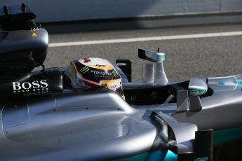 World © Octane Photographic Ltd. Mercedes AMG Petronas W07 Hybrid – Lewis Hamilton. Tuesday 1st March 2016, F1 Winter testing, Circuit de Barcelona Catalunya, Spain, Day 5. Digital Ref : 1508LB1D4933