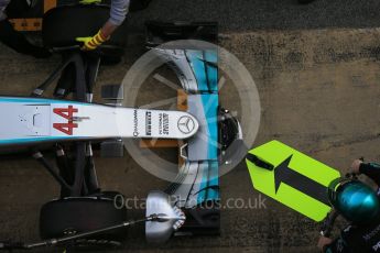 World © Octane Photographic Ltd. Mercedes AMG Petronas W07 Hybrid – Lewis Hamilton. Tuesday 1st March 2016, F1 Winter testing, Circuit de Barcelona Catalunya, Spain, Day 5. Digital Ref : 1508LB1D5047