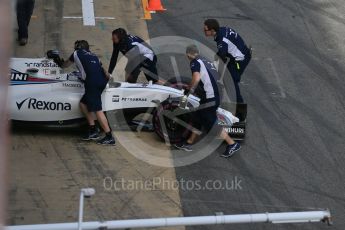 World © Octane Photographic Ltd. Williams Martini Racing, Williams Mercedes FW38 – Valtteri Bottas. Tuesday 1st March 2016, F1 Winter testing, Circuit de Barcelona Catalunya, Spain, Day 5. Digital Ref : 1508LB1D5083