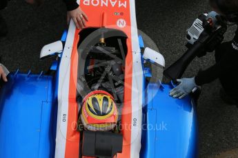 World © Octane Photographic Ltd. Manor Racing MRT05 – Rio Haryanto. Tuesday 1st March 2016, F1 Winter testing, Circuit de Barcelona Catalunya, Spain, Day 5. Digital Ref : 1508LB1D5173