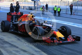 World © Octane Photographic Ltd. Red Bull Racing-TAG Heuer RB12 – Daniil Kvyat. Tuesday 1st March 2016, F1 Winter testing, Circuit de Barcelona Catalunya, Spain, Day 5. Digital Ref : 1508LB5D8908