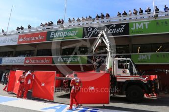 World © Octane Photographic Ltd. Scuderia Ferrari SF16-H – Kimi Raikkonen. Tuesday 1st March 2016, F1 Winter testing, Circuit de Barcelona Catalunya, Spain, Day 5. Digital Ref : 1508LB5D9155