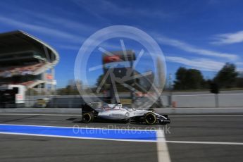 World © Octane Photographic Ltd. Williams Martini Racing, Williams Mercedes FW38 – Valtteri Bottas. Tuesday 1st March 2016, F1 Winter testing, Circuit de Barcelona Catalunya, Spain, Day 5. Digital Ref : 1508LB5D9207