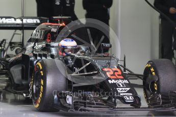 World © Octane Photographic Ltd. McLaren Honda MP4-31 – Jenson Button. Wednesday 2nd March 2016, F1 Winter testing, Circuit de Barcelona Catalunya, Spain, Day 6. Digital Ref : 1509LB1D5290