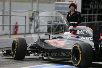 World © Octane Photographic Ltd. McLaren Honda MP4-31 – Jenson Button. Wednesday 2nd March 2016, F1 Winter testing, Circuit de Barcelona Catalunya, Spain, Day 6. Digital Ref : 1509LB1D5363